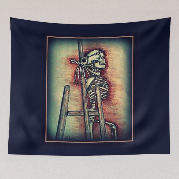 Item preview, Skeleton on Easel designed and sold by OBXLisaArt.
