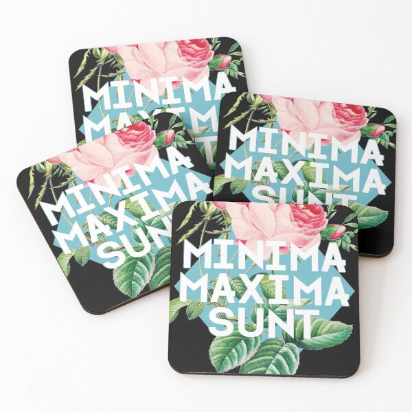 Item preview, Minima Maxima Sunt - Latin - The Smallest Things are the Most Important  designed and sold by Trish Dish.