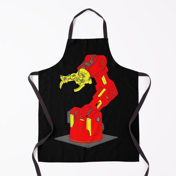 Item preview, Robot Arm | Red Robot with Yellow Robotic Claw designed and sold by MeetLightning.