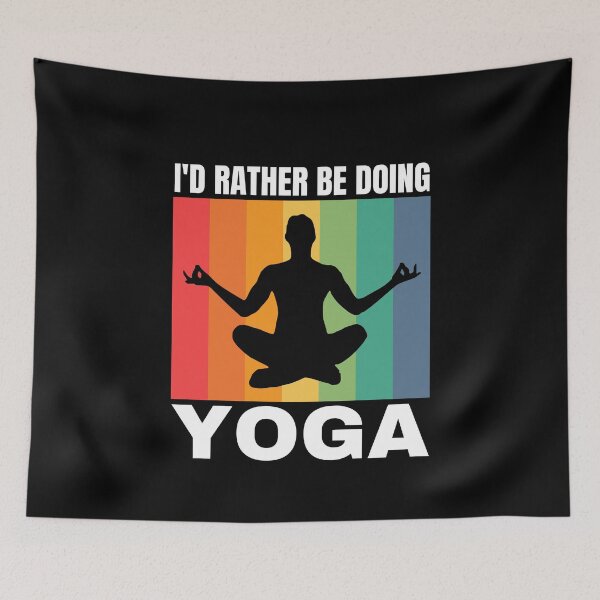 Item preview, I'd Rather Be Doing Yoga designed and sold by Crafty-Mornings.