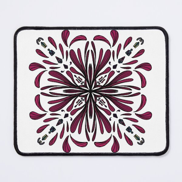 Item preview, colorful doodle flower pattern  designed and sold by tenkenryujin.