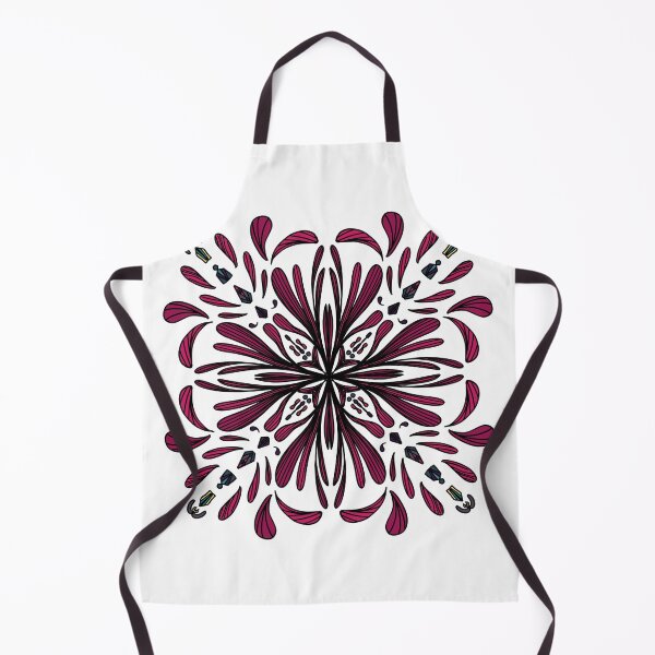 Item preview, colorful doodle flower pattern designed and sold by tenkenryujin.