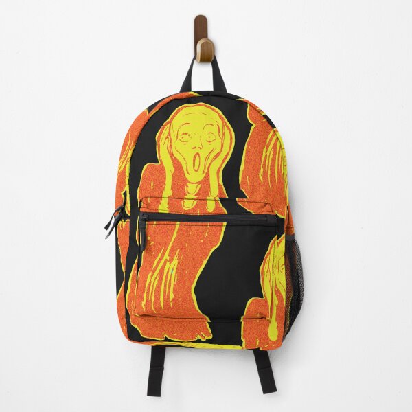 Item preview, The Scream minimalized Lollipop Yellow and Orange designed and sold by pelagio.