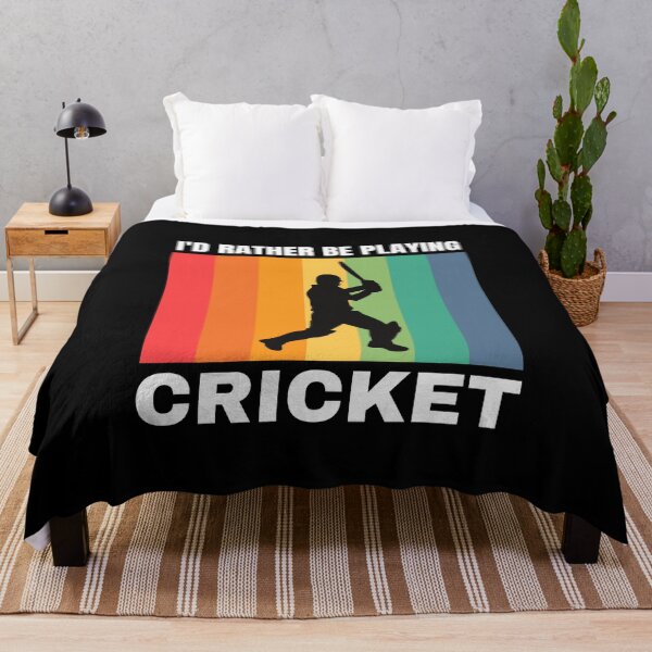 Item preview, I'd Rather Be Playing Cricket designed and sold by Crafty-Mornings.