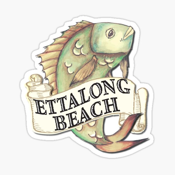 "Ettalong Beach Fish" Sticker for Sale by GaietyPress Redbubble