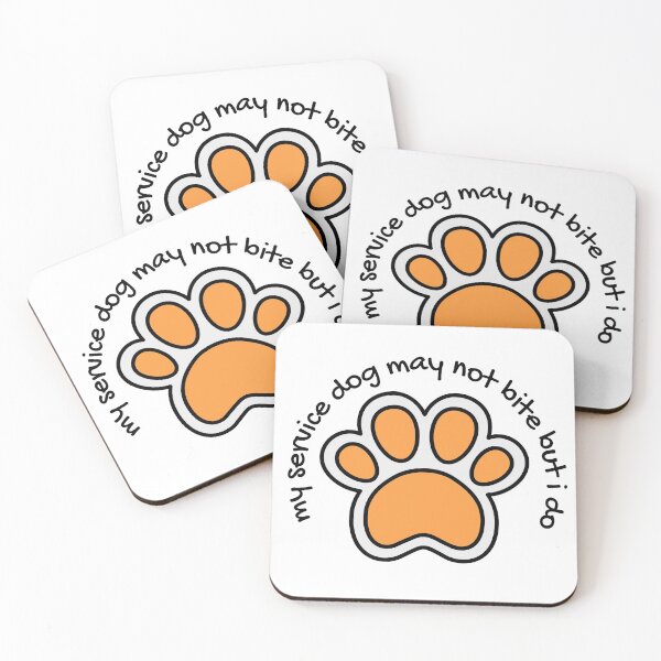 Item preview, My service dog doesn't bite but I do designed and sold by AARW99.