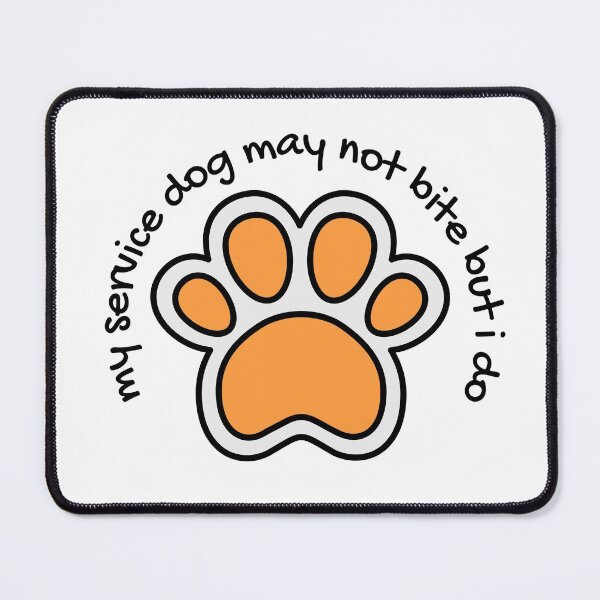 Item preview, My service dog doesn't bite but I do designed and sold by AARW99.