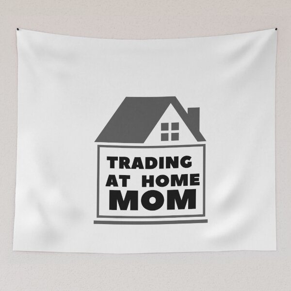 Item preview, Trading at home mom- Funny -Unique -Gift for stock market, crypto, options trader, forex traders and day traders  designed and sold by TradingTeesKids.