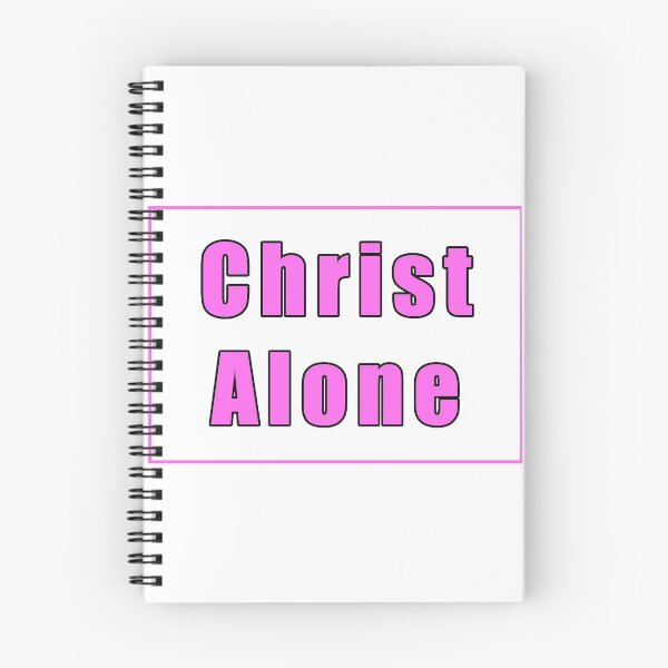 Item preview, Christ Alone (pink) designed and sold by Patrick Chastain.