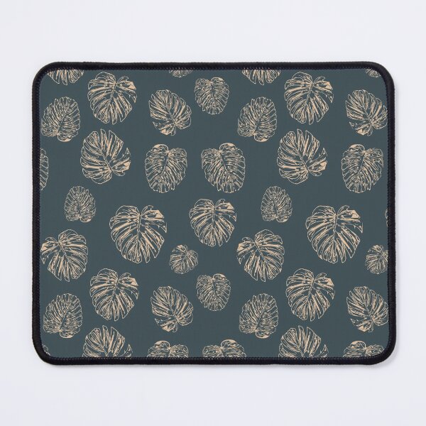 Item preview, Gold monstera leaf seamless pattern designed and sold by tamongg14.