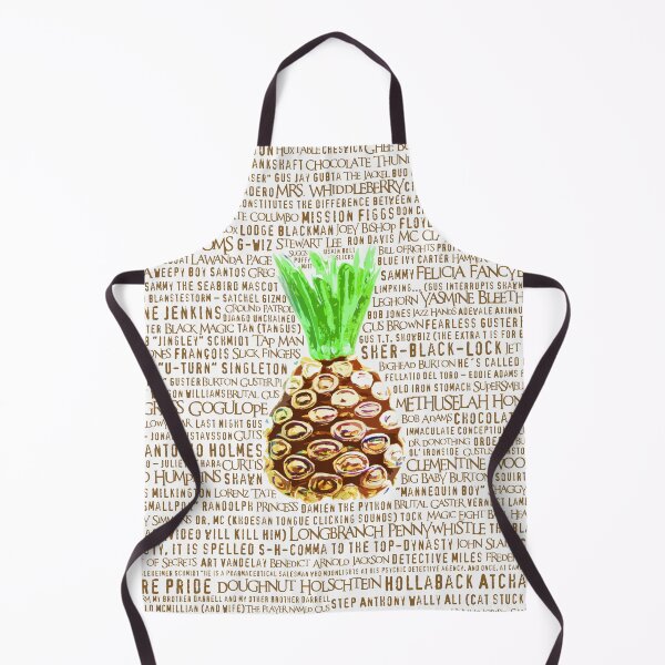 Item preview, Psych Burton Guster Nicknames - Television Show Pineapple Room Decorative TV Pop Culture Humor Lime Neon Brown designed and sold by CanisPicta.