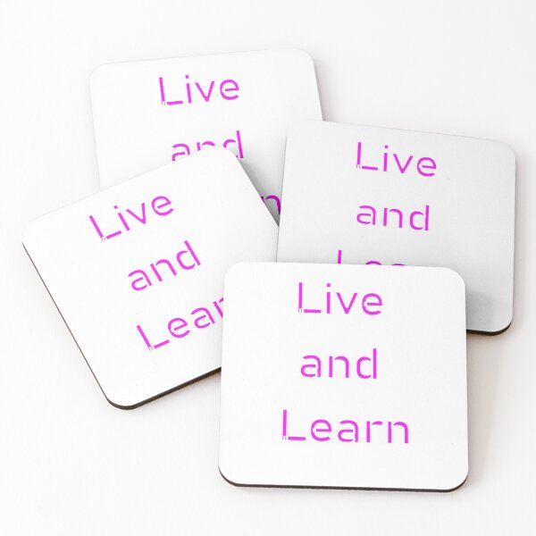 Item preview, LIVE AND LEARN designed and sold by CUTESTUFFnow.