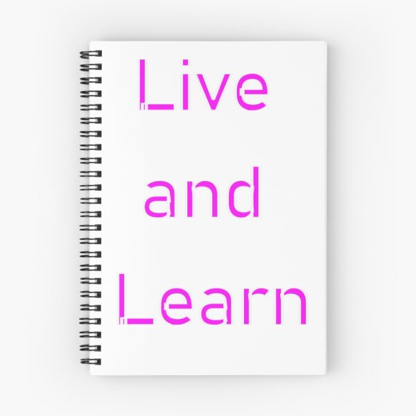 Item preview, LIVE AND LEARN designed and sold by CUTESTUFFnow.