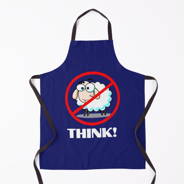 Item preview, No sheep thick critically designed and sold by FreedomAlways.