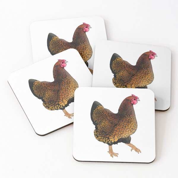 Item preview, Gold Laced Wyandotte Hen designed and sold by Clucky-Designs.