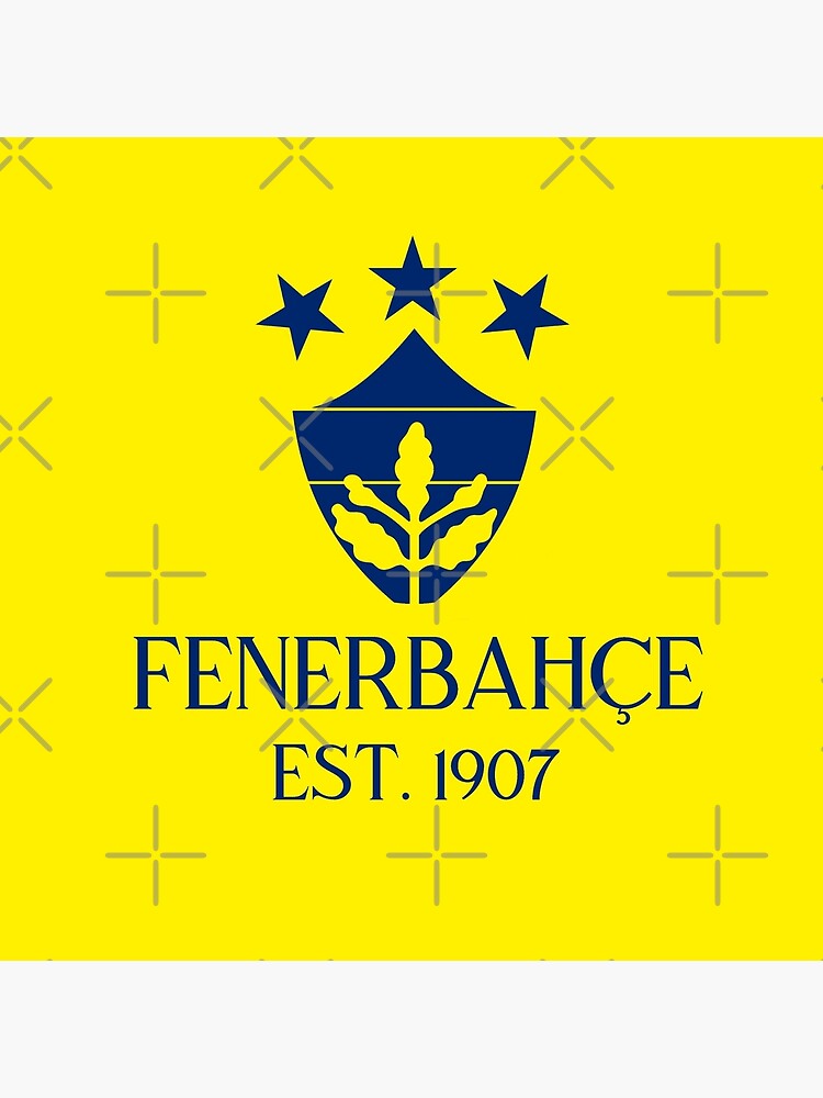 Fenerbahce Istanbul watercolor design Art Board Print by