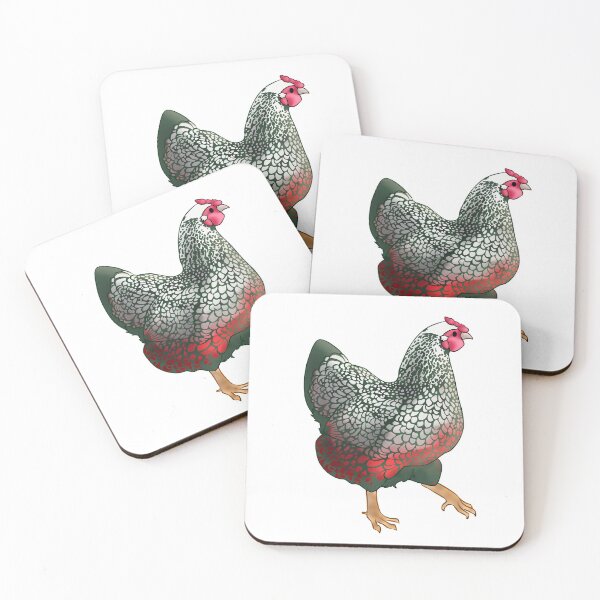 Item preview, Christmas Laced Wyandotte Hen designed and sold by Clucky-Designs.