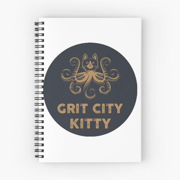 Item preview, Circle Grit City Kitty designed and sold by GritCityKitty.