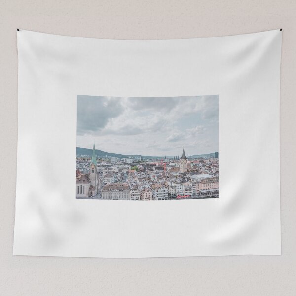 Item preview, Zurich Old Town from Grossmunster Church, Zurich, Switzerland #3 designed and sold by ywphotos.