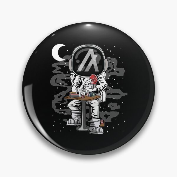 Artikelvorschau, Astronaut Algorand ALGO Coin To The Moon Crypto Token Blockchain Cryptocurrency Wallet entworfen und verkauft von JaxonBrown.
