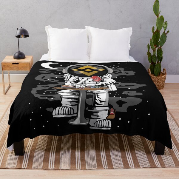 Item preview, Astronaut Binance BNB Coin To The Moon Crypto Token Blockchain Cryptocurrency Wallet designed and sold by JaxonBrown.