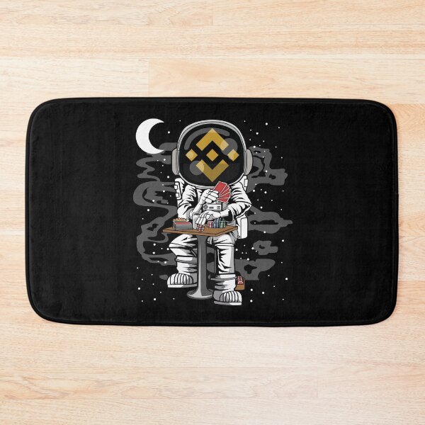 Item preview, Astronaut Binance BNB Coin To The Moon Crypto Token Blockchain Cryptocurrency Wallet designed and sold by JaxonBrown.