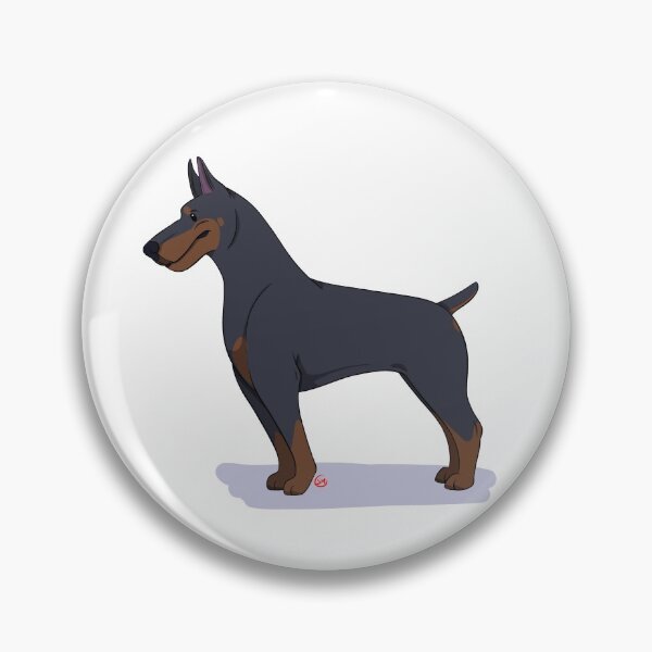 Artikelvorschau, Puppy Love 2: Dobermann (Blau und Rost) entworfen und verkauft von Sophie Mattocks.