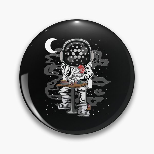 Item preview, Astronaut Cardano ADA Coin To The Moon Crypto Token Blockchain Cryptocurrency Wallet designed and sold by JaxonBrown.