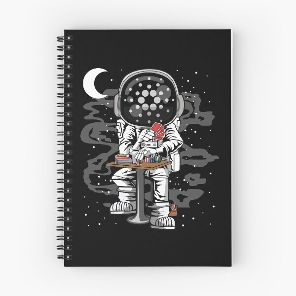 Item preview, Astronaut Cardano ADA Coin To The Moon Crypto Token Blockchain Cryptocurrency Wallet designed and sold by JaxonBrown.