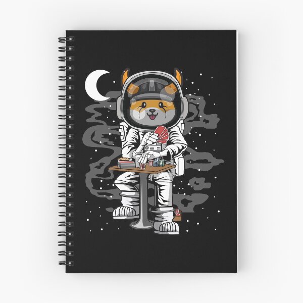 Item preview, Astronaut Floki Inu Coin To The Moon Floki Army Crypto Token Blockchain Cryptocurrency Wallet designed and sold by JaxonBrown.