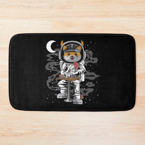 Item preview, Astronaut Floki Inu Coin To The Moon Floki Army Crypto Token Blockchain Cryptocurrency Wallet designed and sold by JaxonBrown.