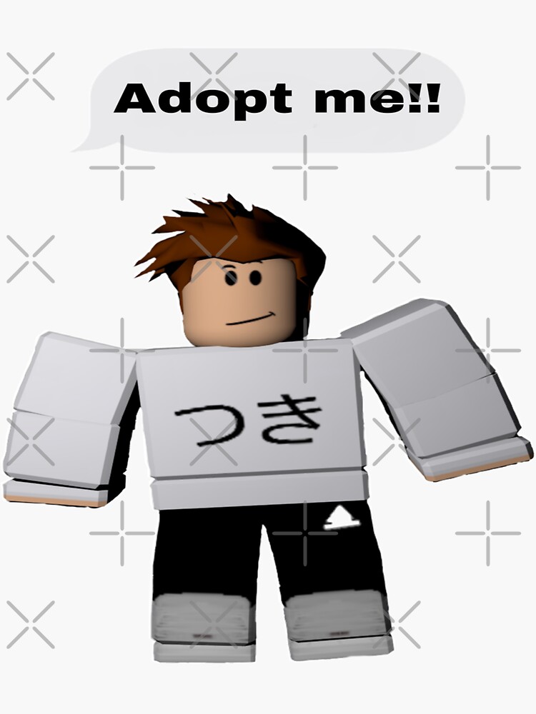 "Roblox adopt me" Sticker for Sale by katystore | Redbubble