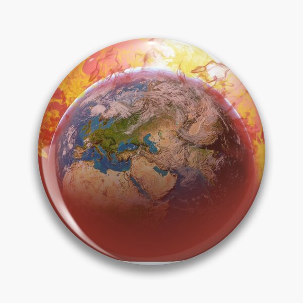 Item preview, Global warming, the planet is on fire.  designed and sold by Photorebelle.
