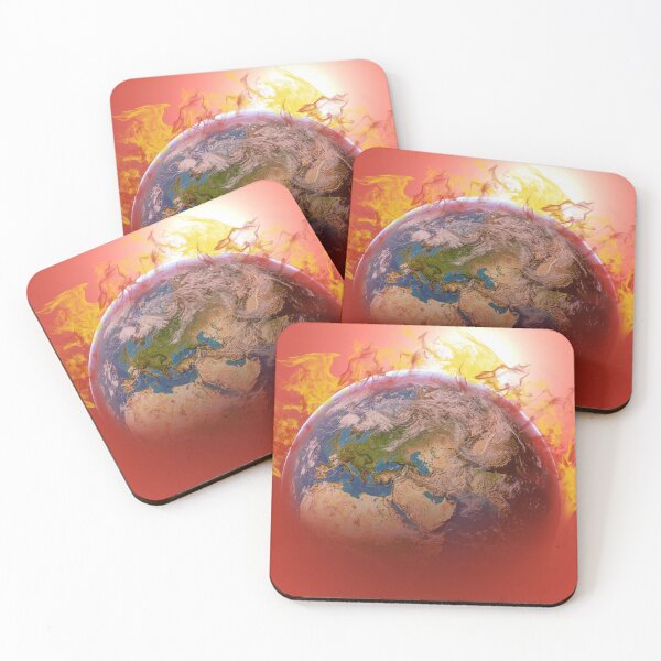 Item preview, Global warming, the planet is on fire.  designed and sold by Photorebelle.