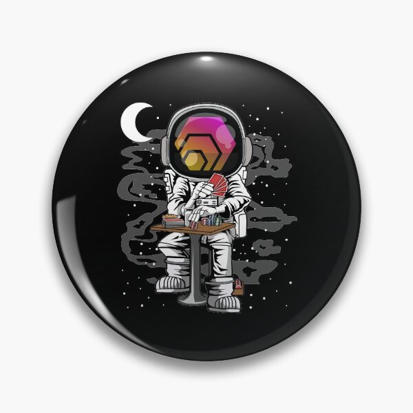 Item preview, Astronaut HEX Coin To The Moon HEX Crypto Token Blockchain Cryptocurrency Wallet designed and sold by JaxonBrown.