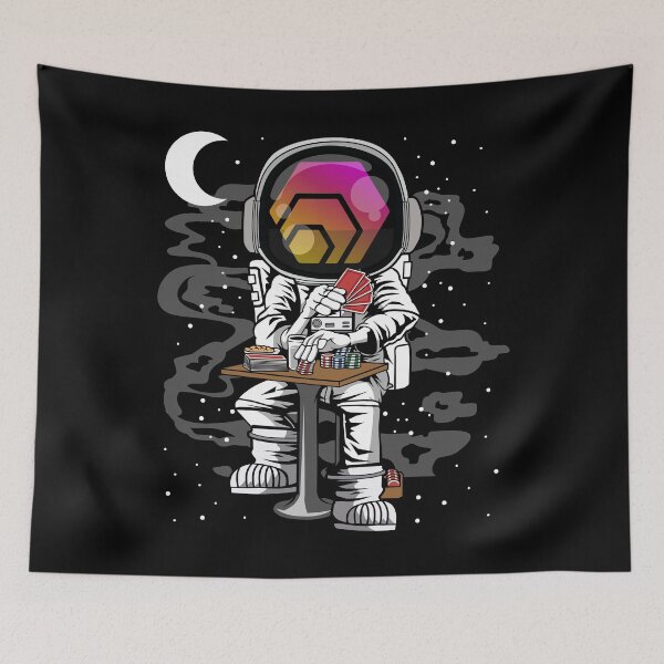 Item preview, Astronaut HEX Coin To The Moon HEX Crypto Token Blockchain Cryptocurrency Wallet designed and sold by JaxonBrown.