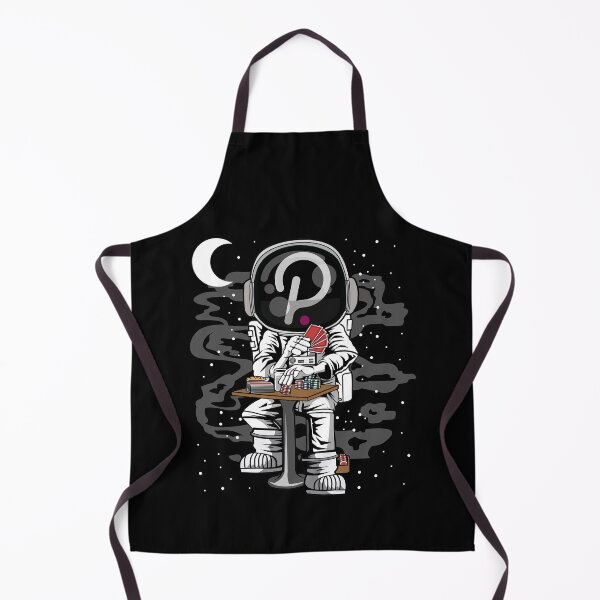 Artikelvorschau, Astronaut Polkadot DOT Coin To The Moon Crypto Token Blockchain Cryptocurrency Wallet entworfen und verkauft von JaxonBrown.