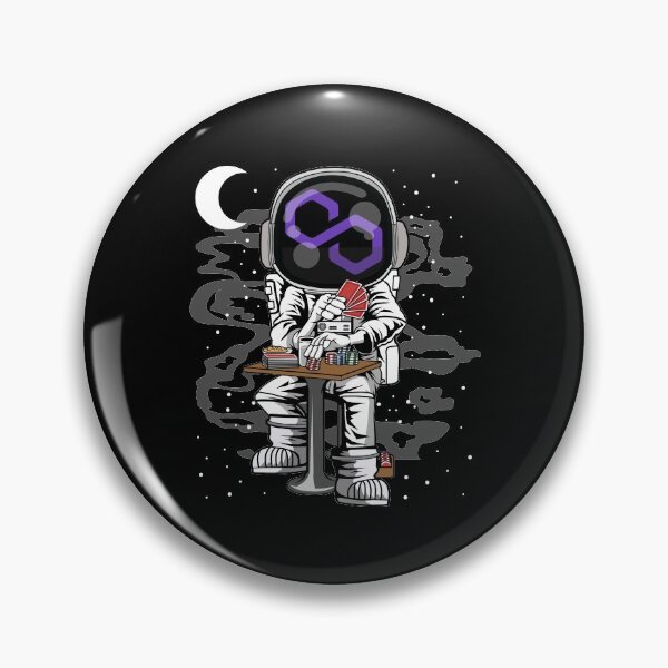 Item preview, Astronaut Polygon Matic Coin To The Moon Crypto Token Blockchain Cryptocurrency Wallet designed and sold by JaxonBrown.