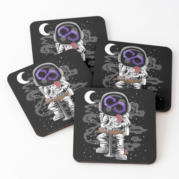Item preview, Astronaut Polygon Matic Coin To The Moon Crypto Token Blockchain Cryptocurrency Wallet designed and sold by JaxonBrown.