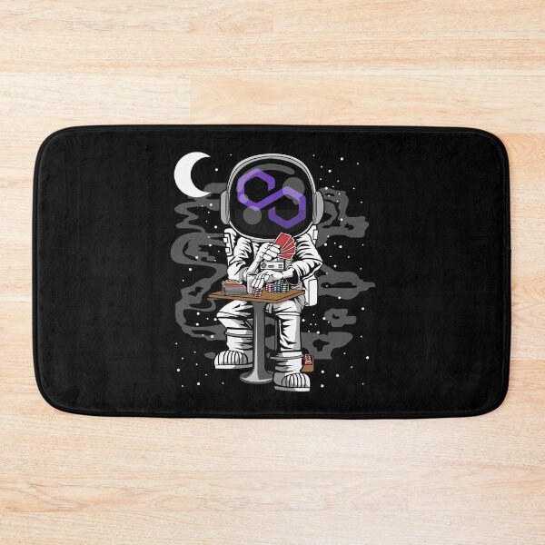 Item preview, Astronaut Polygon Matic Coin To The Moon Crypto Token Blockchain Cryptocurrency Wallet designed and sold by JaxonBrown.