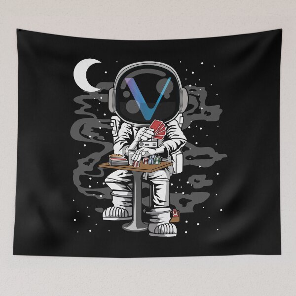 Item preview, Astronaut Vechain VET Coin To The Moon Crypto Token Blockchain Cryptocurrency Wallet designed and sold by JaxonBrown.