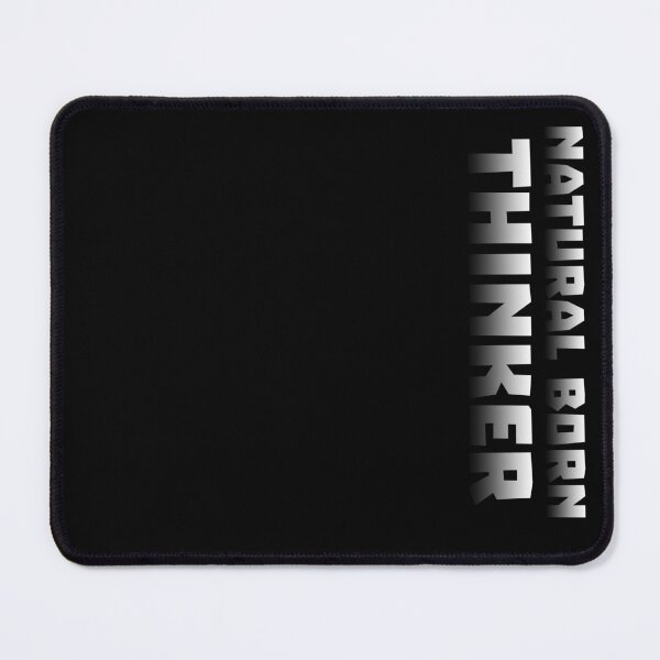 Item preview, Natural Born Thinker in Grey designed and sold by Topmel.