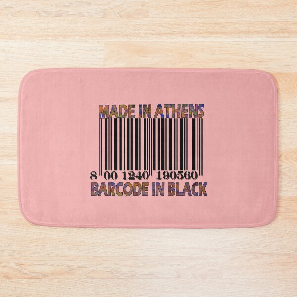 Item preview, Made in ATHENS  Barcode in BlacK designed and sold by Grimecrom.