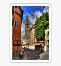 Towers of St Jakobskirche Sticker