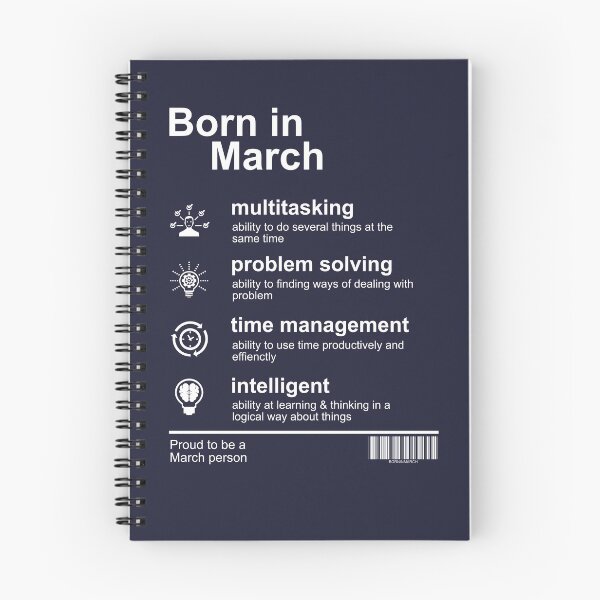 Item preview, Born In March Traits designed and sold by Dewirumbaina.