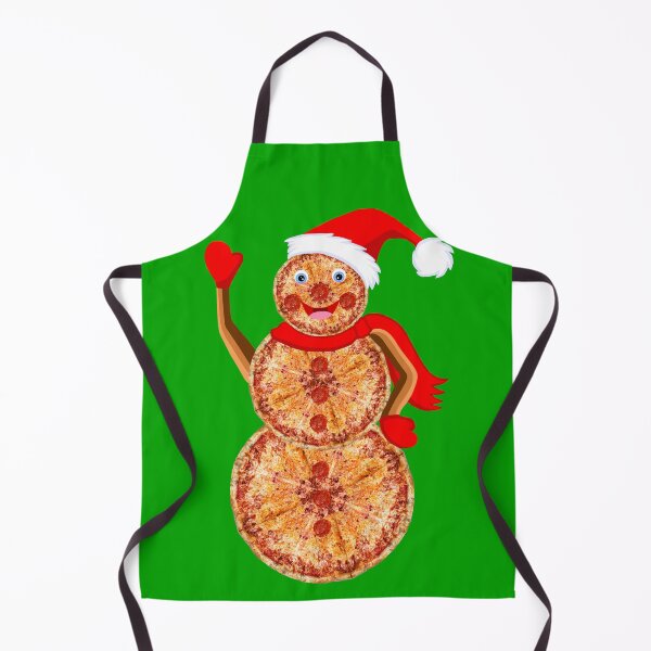 Item preview, Christmas Pizza Snowman designed and sold by Deborah Camp.