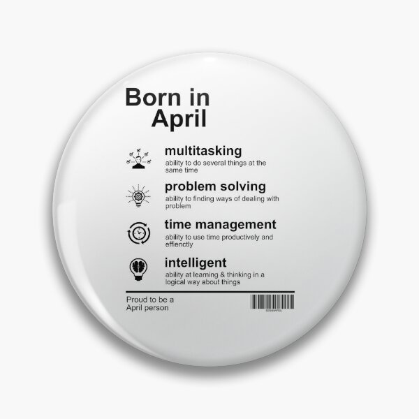 Item preview, Born In April Traits designed and sold by Dewirumbaina.