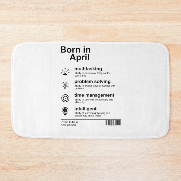 Item preview, Born In April Traits designed and sold by Dewirumbaina.