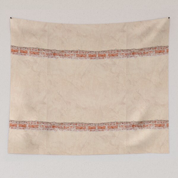 Item preview, Red bricks broken wall designed and sold by Arletta Cwalina.