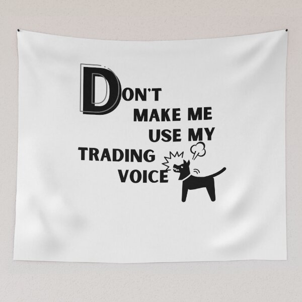 Item preview, Trading voice- Funny – Unique gift for stock market, crypto, options trader, forex traders and day traders  designed and sold by TradingTeesKids.